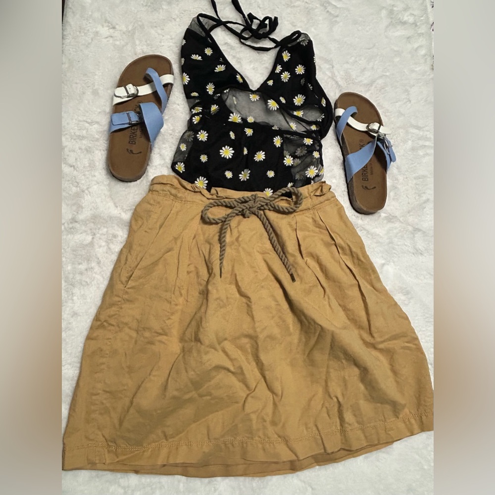 Ann Taylor Loft Linen Skirt - Picture 2 of 6